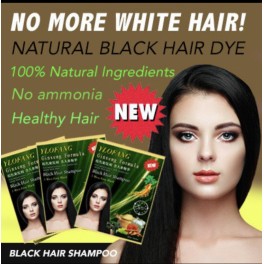 Ylofang Natural Black Hair Dye Shampoo